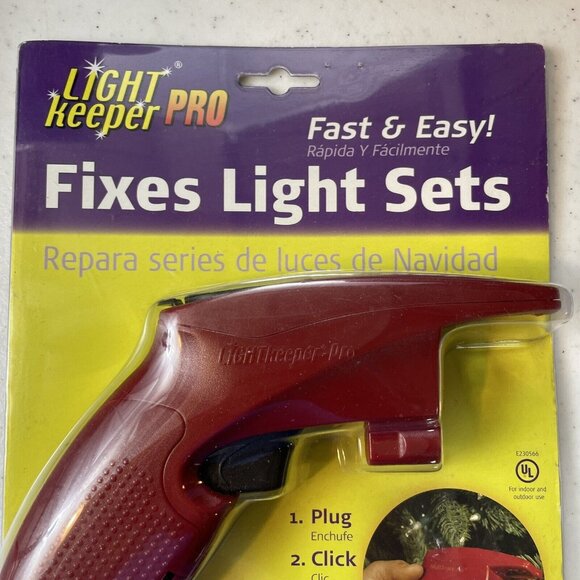New Light Keeper Pro Gun Comp Repair Tool Fixes Holiday Christmas Tree Light Set - Picture 2 of 6